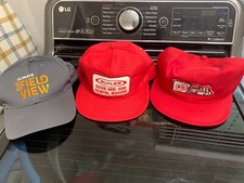 3 lot hats Vintage FS Farm Service Snapback Hat Butler Farm Climate Field