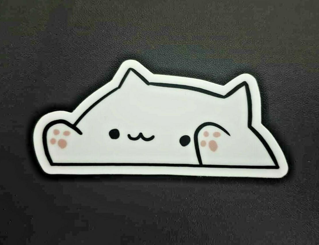 Adesivo Vinile Auto JDM Style Cat Back XL 0140 - Bianco Opaco, Facile Da Applicare, Made In Germany