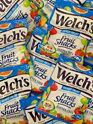Welchs Mixed Fruit Snacks 25g Pouches Made With Real Fruit Gluten Free Welch's - Image 1 of 3