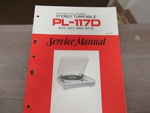 Pioneer PL-117D Stereo Turntable Service manual Original | eBay