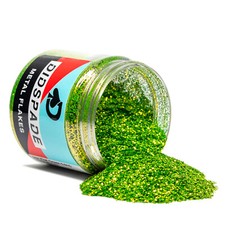 6oz Kiwi Green 0.015 Green Metal Flake - Solvent Resistant Glitter 6oz Kiwi Green 0.015 Green Metal Flake - Solvent Resistant Glitter