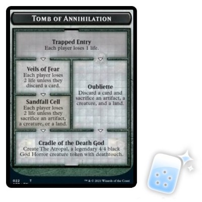 tomb of annihilation mtg card TOMB OF ANNIHILATION (OVERSIZED) Adventures In The Forgotten Realms AFR MTG