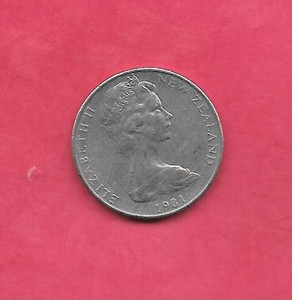 NEW ZEALAND KM41.1 1981 10 CENTS XF EXTRA FINE NICE OLD VINTAGE COIN