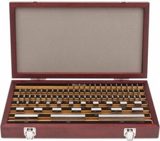 Mitutoyo 81 Piece Gage Block Set Steel 0.05 to 4" Range w/Cert 516-902-26