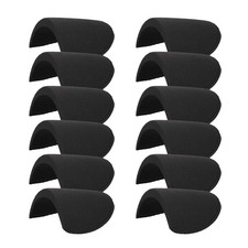 6 Pairs Shoulder Pads for Women Clothing Sponge Shoulder Pads, Black 1.2cmx10cm