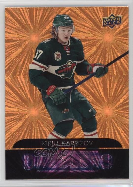 2020 Upper Deck Extended Series Dazzlers Orange Kirill Kaprizov Rookie RC 07hg