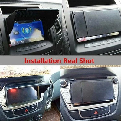 Car Navigator Parasol Adjustable Radio Cover GPS Anti Glare - Image 1 of 4
