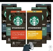 Starbucks by Nespresso Original Line Variety Pack Capsules, 60 Count Box NEW