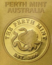 2 gram Oriana Gold Bar - Perth Mint "Old Logo" Oriana - (In Assay) - Free Ship!