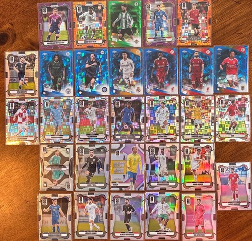 Soccer 30 Card Lot-5 #ed, 2026 Panini Fifa World Cup, Topps Chrome Sapphire