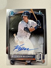 2025 Bowman Kevin McGonigle Chrome Auto 1st Prospect #CPA-KM Tigers HOT ROY