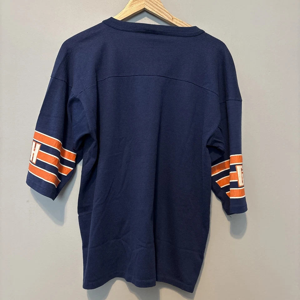 复古 80 年代/90 年代芝加哥熊队 NFL 衬衫球衣单针美国 L 码 — 第 3/4 张图片