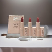 Doll 10 HydraGel Lipstick Collection Set of 3 Full Size New in Box