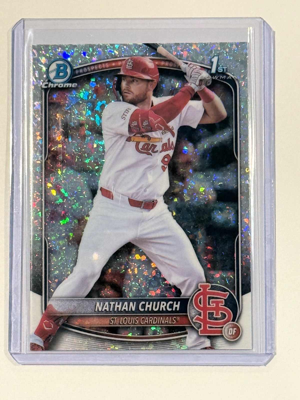 2025 Bowman Chrome Nathan Church (1st) Mini Diamond Refractor