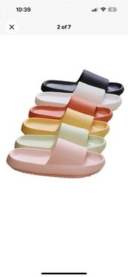 Cloud Slippers for Women and Men Cozy Thick Sole Pillow Slides Anti-Slip Sandals