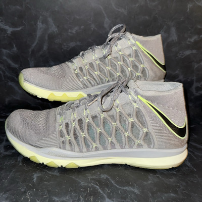 Nike Train Ultrafast Flyknit CR7 Gray Green Altheitc Sneakers Shoes Men Size 13