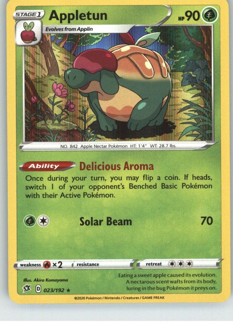 Appletun SWSH02: Rebel Clash [023/192] Holo Rare Holofoil NM Pokemon