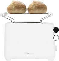 Clatronic Toaster TA 3801 2 Scheiben BröTchenaufsatz Auftaufunktion 750W
