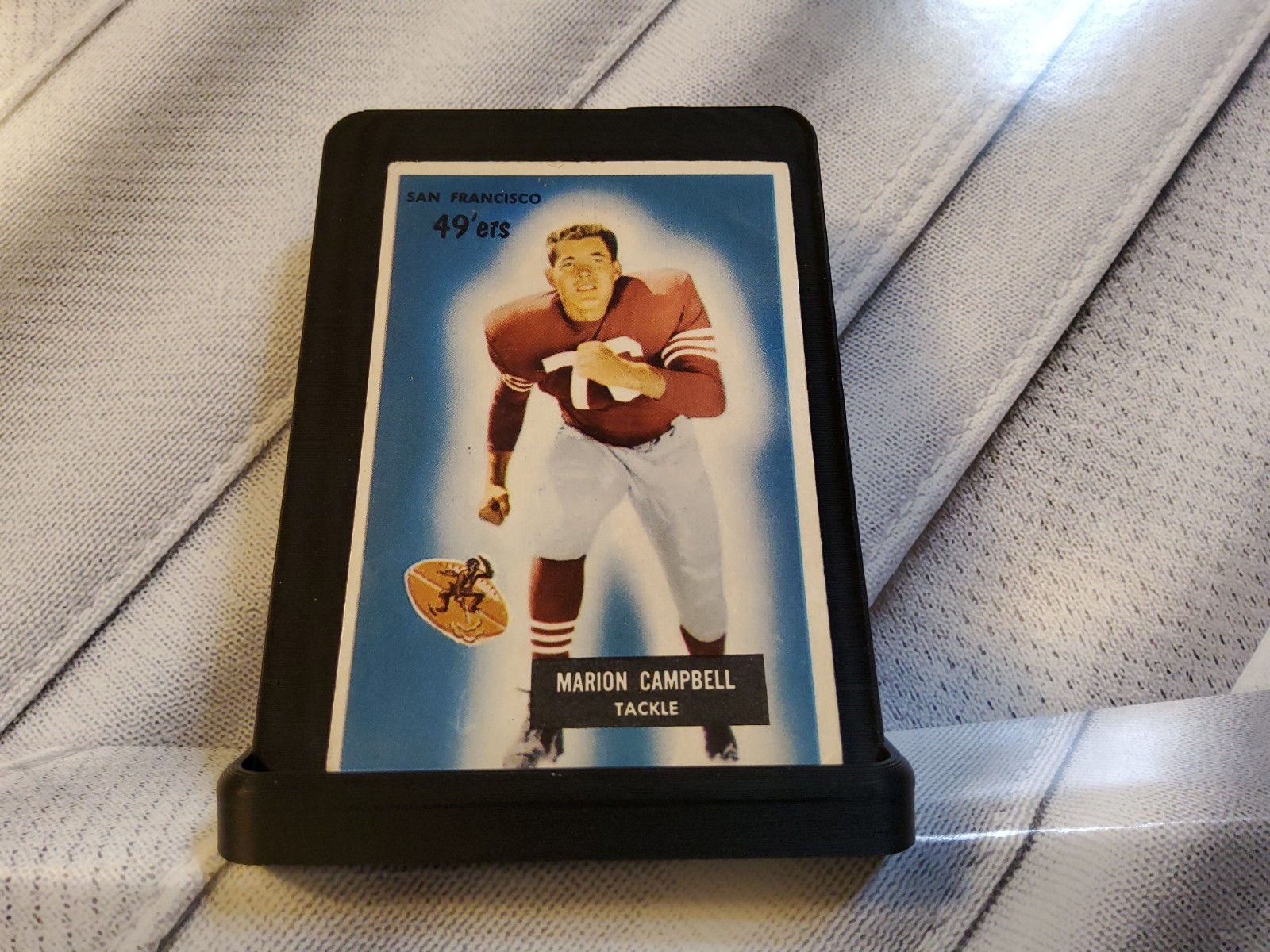 1955 Bowman (B.G.C.C.I.) Rookie Card Marion Campbell #94 San Francisco 49ers