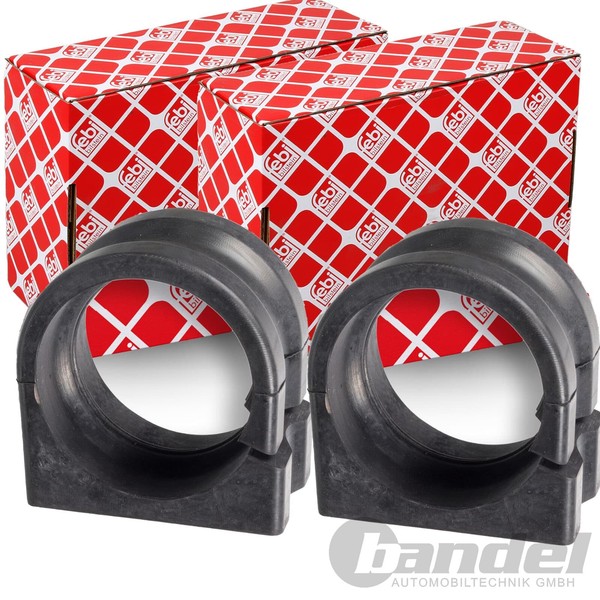 2X Febi 51Mm Stabilager Hinten Passend FüR Bmw X5 X6 Links+Rechts-image