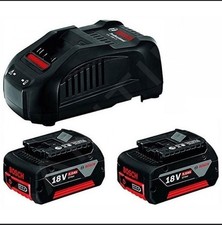 Bosch 18v battery 5.0 X2  charger