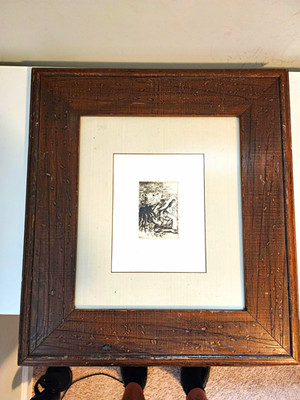 Vintage Pierre-Auguste Renoir Restrike ''Le Chapeau Epingle'' Framed with COA