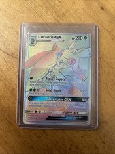 Pokémon Lurantis GX Rainbow Holo Card #150/149 Sun and Moon Base Set LP on eBay