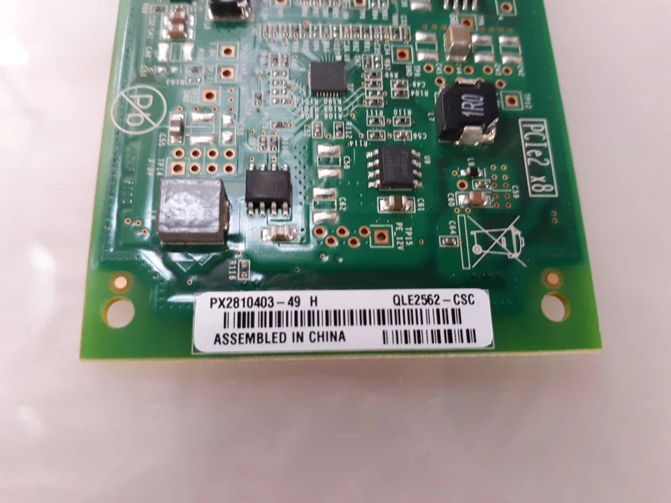 Lote de 15 adaptadores de bus host de doble puerto Qlogic QLE2562-HP 8Gbps con 2x transceptores Foto 4 de 4