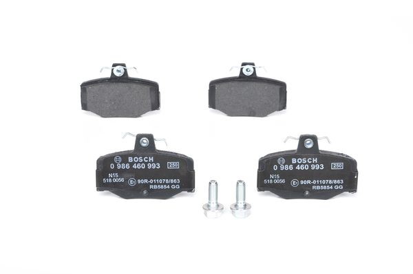 Bosch Bremsscheiben Ø257MM + BremsbelÄGe Hinten FÜR Nissan Primera Almera Ii-image