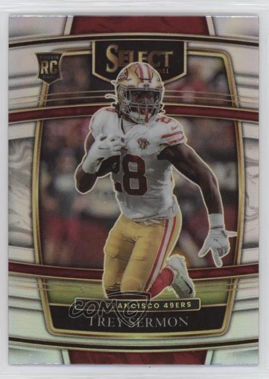 2021 Panini Select Concourse Silver Prizm Trey Sermon #68 1oa8