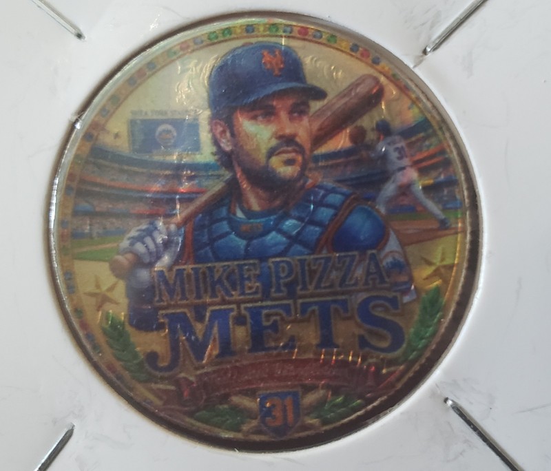 Mike Piazza Mets HOF Kennedy Half Dollar