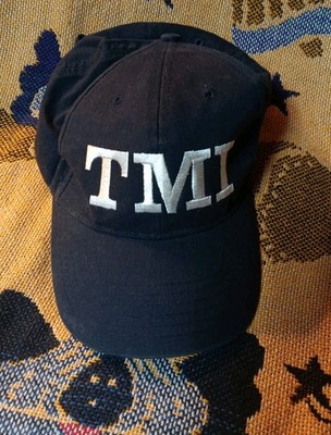 Vintage TMI Ballcap Hat Possibly Three Mile Island 100% Cotton