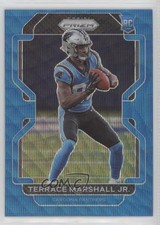 2021 Panini Prizm Rookie Blue Wave Prizm 52/199 Terrace Marshall Jr #348 0u8k