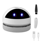 Desktop Vacuum Cleaner Mini Desk Vacuum Cleaner Portable Dust Crumb Sweeper C...