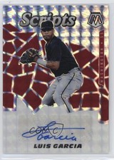2021 Panini Mosaic Scripts Luis Garcia Luis V Garcia #SCR-LV Auto i6j