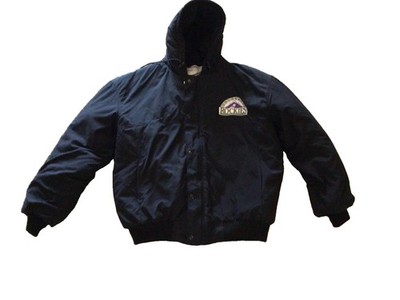 Vintage 90s Colorado Rockies Major League Baseball MLB Hooded Winter DeLong