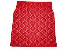 Matelassé Cuir artificiel ROUGE Tapis coffre pour Mercedes S cl W222 sièges arri