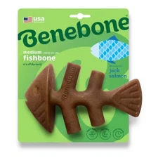 Benebone Fishbone Dog Chew Toy - Fish - M