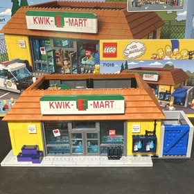 Complete LEGO The Simpsons The Kwik-E-Mart 71016 2179 pcs