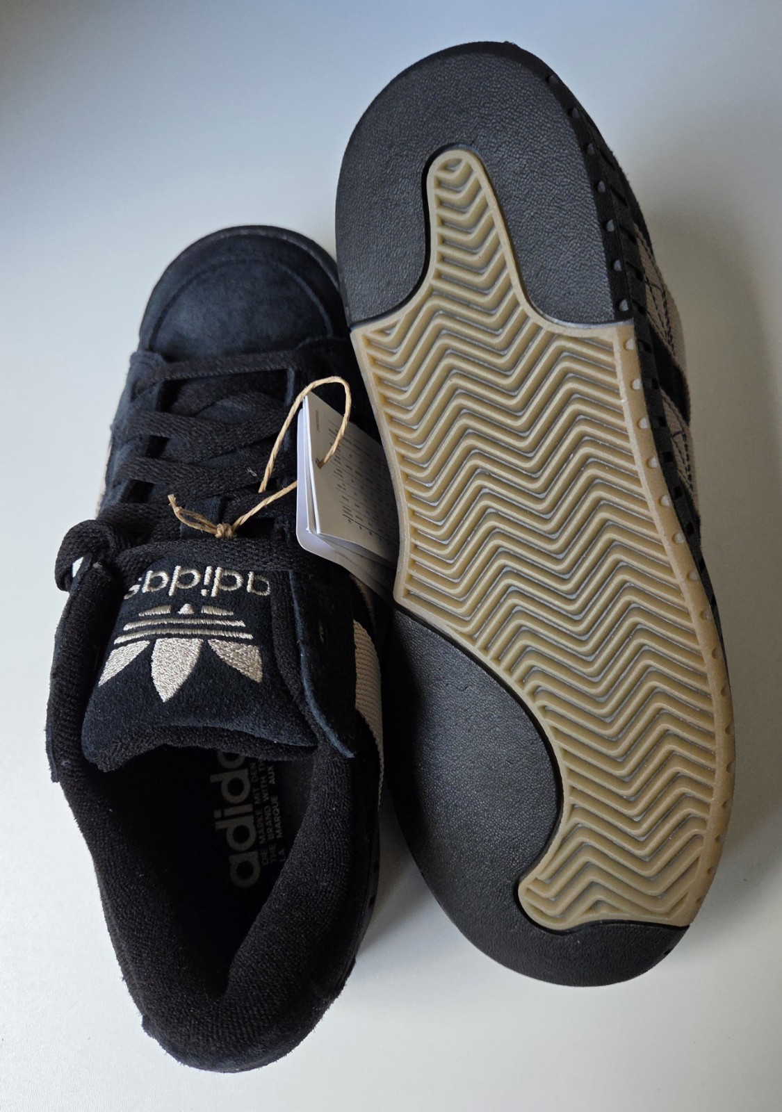 Adidas Originals LWST Skate Trainers UK Size 4.5 Black Beige RRP Over £125 New image 7