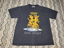 Vtg 90s Electric Light Orchestra ELO Part 2 World Tour Concert T Shirt One Night