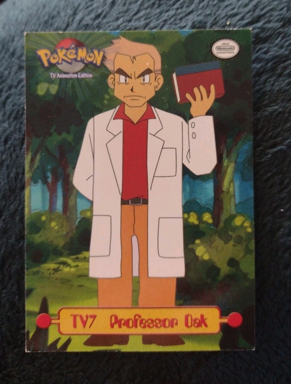 1999 Topps Pokemon Card  TV Animation Edition TV7 Professor Oak LP Free Shipping