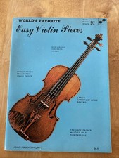 Easy Violin Pieces: World's Favorite Series 91 by Hal Leonard C1976