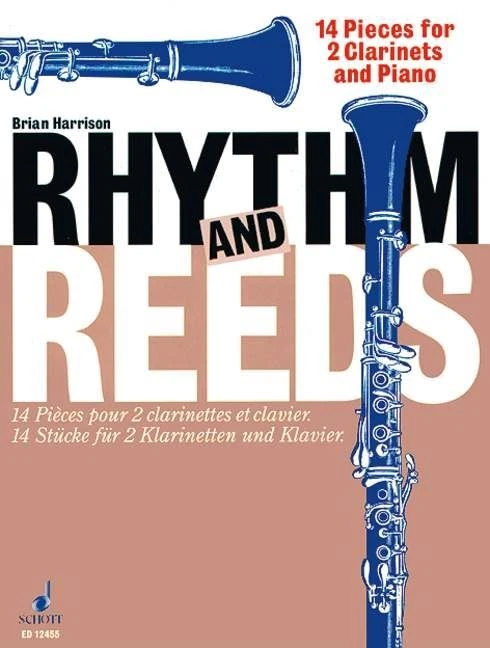 Rhythm and Reeds Brian Harrison Book [Softcover] 2 Clarinets and Piano Schott Mu - Image 2 of 3