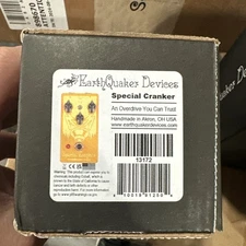 EarthQuaker Devices EQDSPECV1USA Special Cranker Overdrive Analog Distortion...