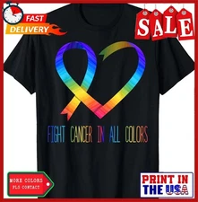 NEW Cancer Sucks In Every Color Fighter Fight Support The Cancer T-Shirt