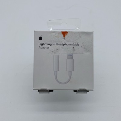Apple Lightning to Headphone 3.5mm Jack Adapter White MMX62AM/A A1749 Brand New