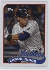 2023 Archives 1989 Topps Doubleheaders Aaron Judge Derek Jeter #89DH-11 HOF 1ta0