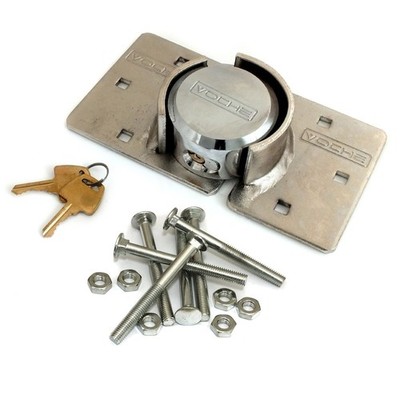VOCHE  HOCHSICHERHEIT 73mm VORHÄNGESCHLOSS & SCHASPEL SET VAN LOCK + MUTTERN & BOLZEN BEFESTIGUNGSSET