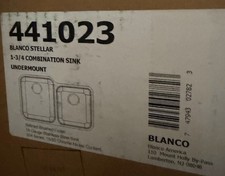 BLANCO 441023 Stellar 1-3/4 2-Bowl Undermount Stainless Steel Kitchen Sink
